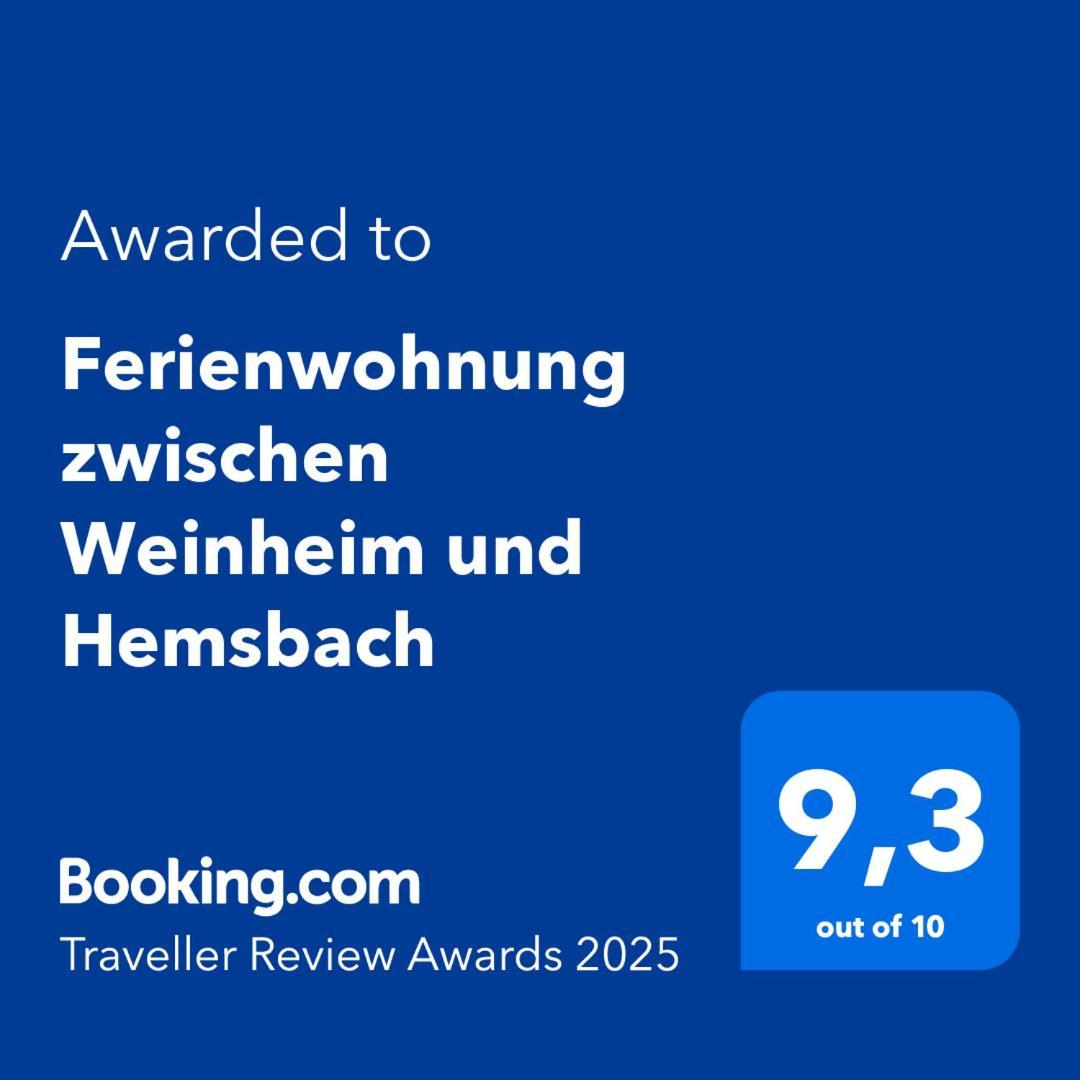 Ferienwohnung Zwischen Weinheim Und Hemsbach Extérieur photo